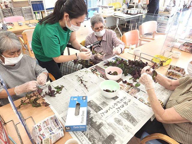 リハビリプラザ深野の調理活動2